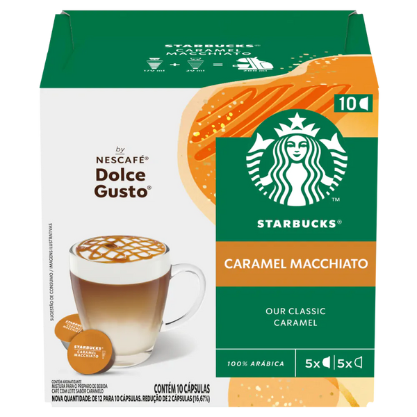 STARBUCKS CARAMEL MACCHIATO 10 CÁPSULAS