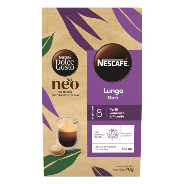 NEO Lungo Dark 10 Cápsulas