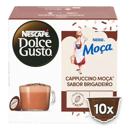 CAPPUCCINO MOÇA SABOR BRIGADEIRO 10 CÁPSULAS