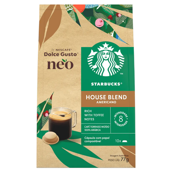 NEO Starbucks® Americano House Blend 10 CÁPSULAS