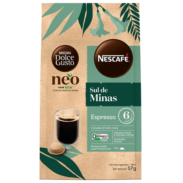 NEO ESPRESSO SUL DE MINAS ORGÃNICO 10 CÁPSULAS